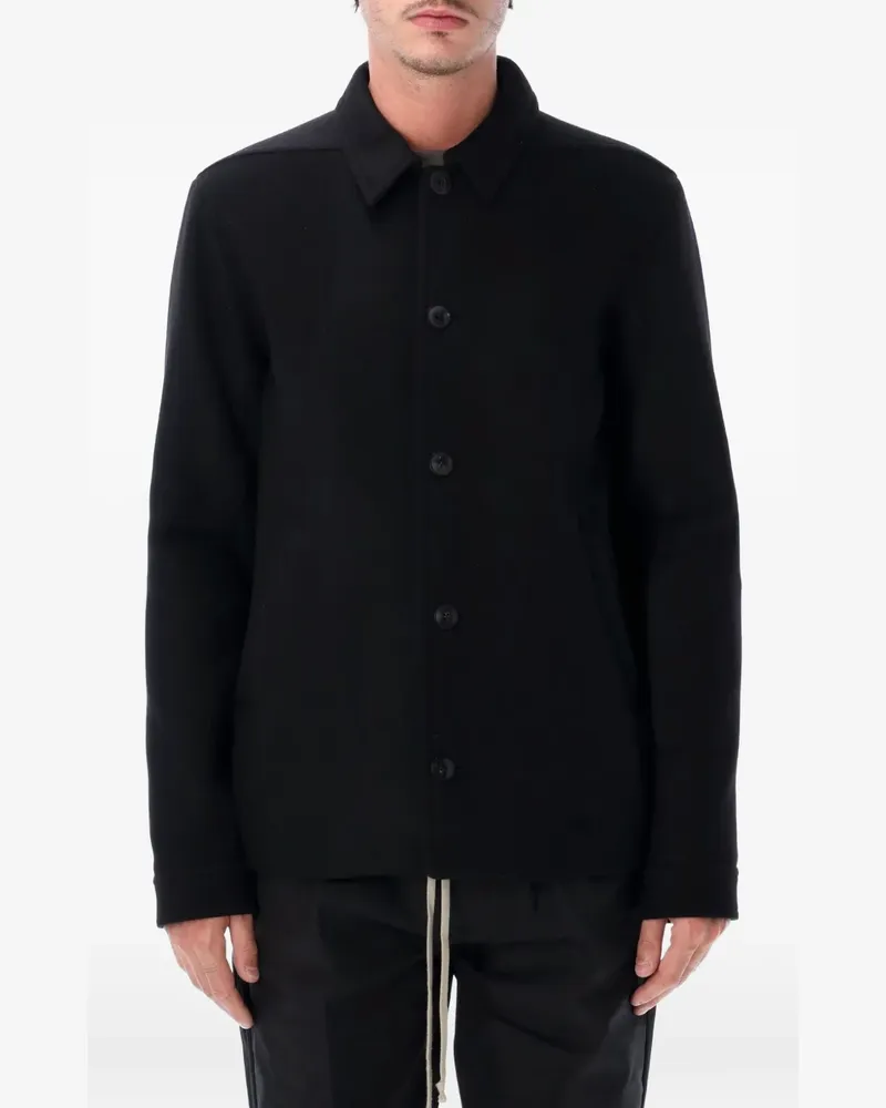 Rick Owens Jacke mit Knöpfen - Schwarz Schwarz