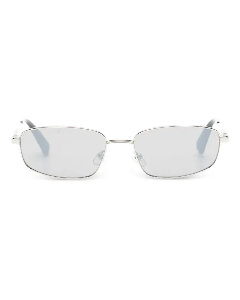 Jacquemus Sonnenbrille mit eckigem Gestell - Silber Silber