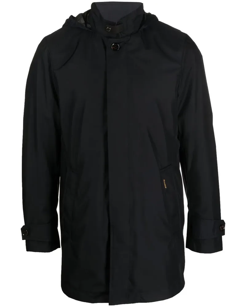 MOORER Duca-GF Kapuzenmantel - Blau Blau