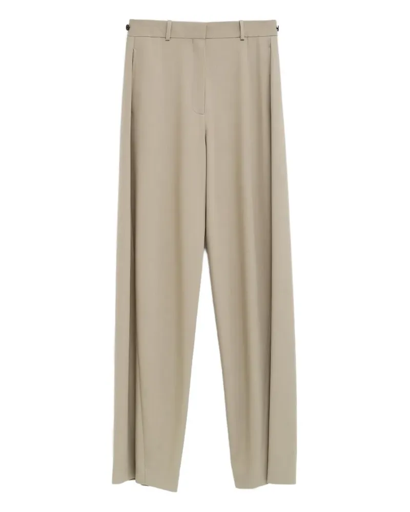 The Row Elowyn straight-leg trousers - Nude Nude