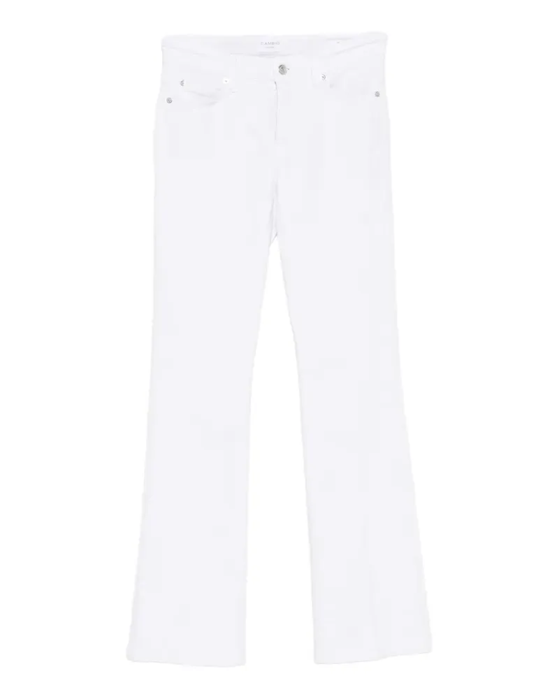 Cambio Paris flared jeans - Weiß Weiß