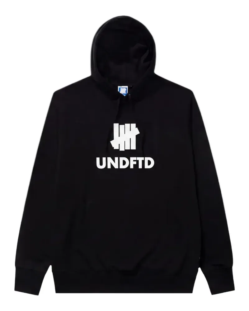 Undefeated logo-print hoodie - Schwarz Schwarz