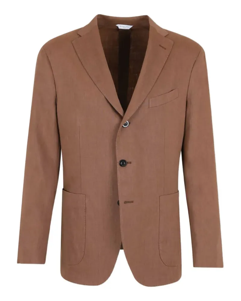 Boglioli buttoned blazer - Braun Braun