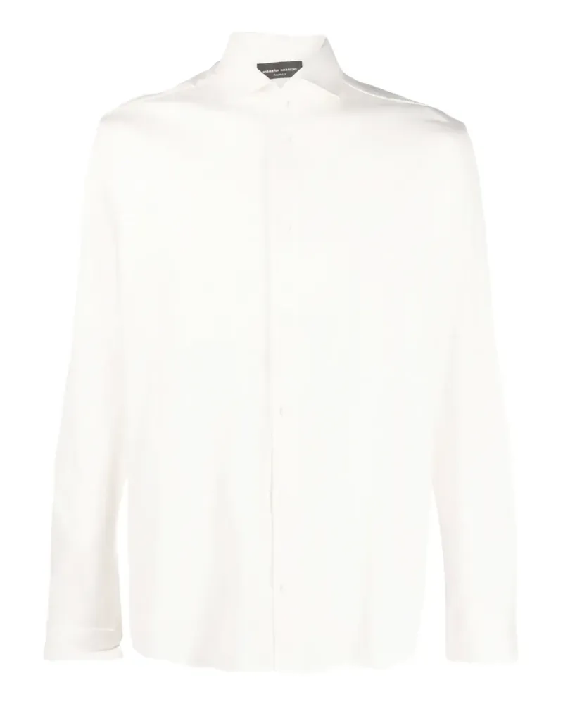 Roberto Collina button-down long-sleeve shirt - Weiß Weiß
