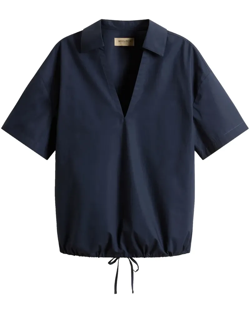 Woolrich Bluse aus Popeline - Blau Blau