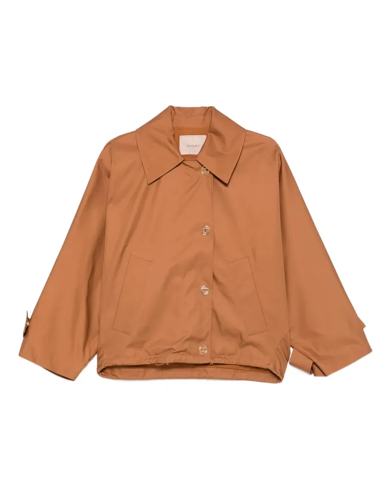 Twin-Set Jacke mit Knopftaschen - Braun Braun