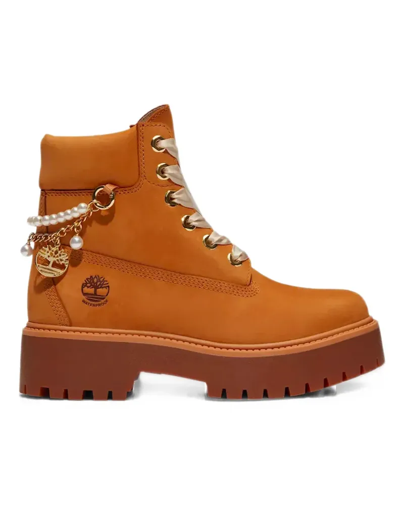 Timberland Stone Street Stiefel mit Anhänger - Nude Nude