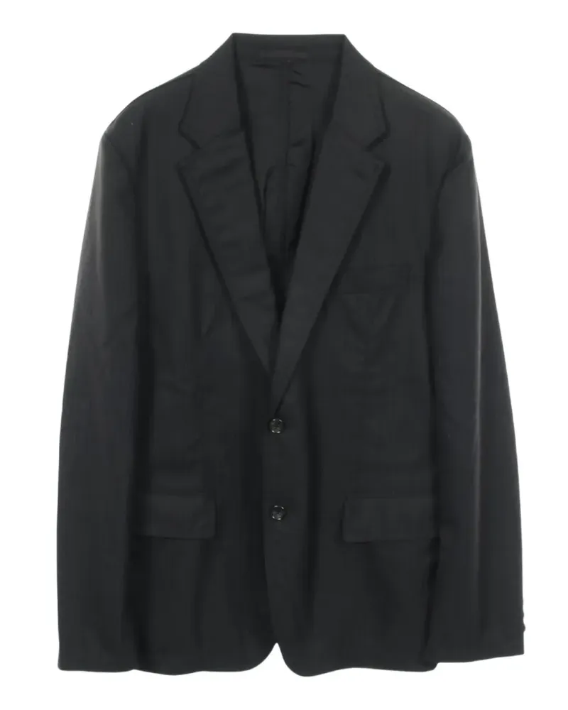 Comme des Garçons single-breasted striped tailored wool blazer - Schwarz Schwarz