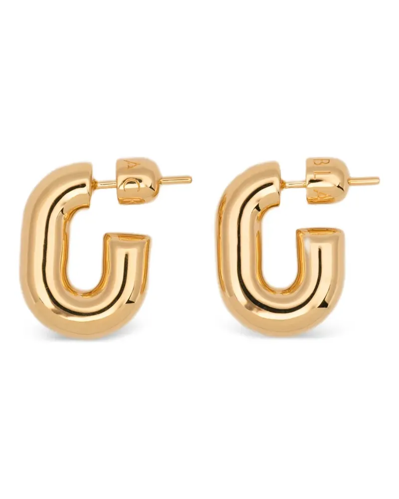 Maria Black small Forma chunky hoop earrings - Gold Gold