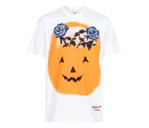x Yohji Yamamoto T-Shirt mit Kürbis-Print - Weiß