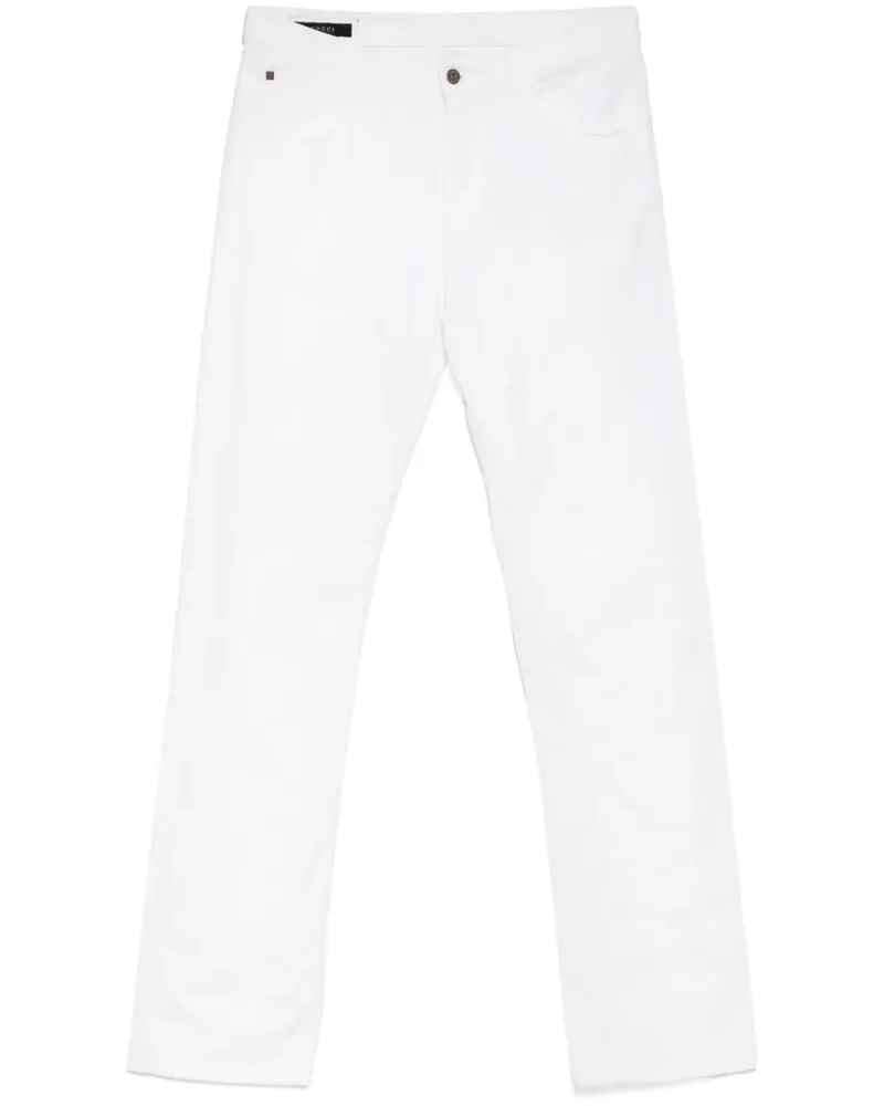Gucci Jeans mit geradem Bein - Weiß Weiß