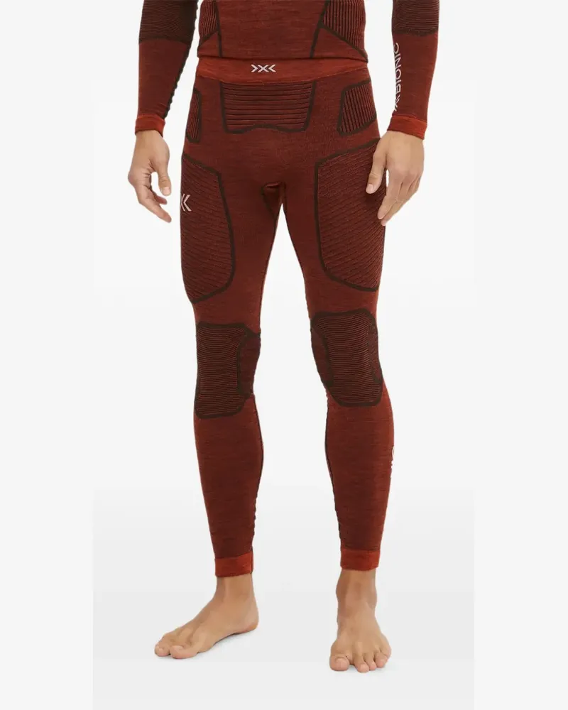 X-Bionic Skihose mit Logo-Print - Rot Rot
