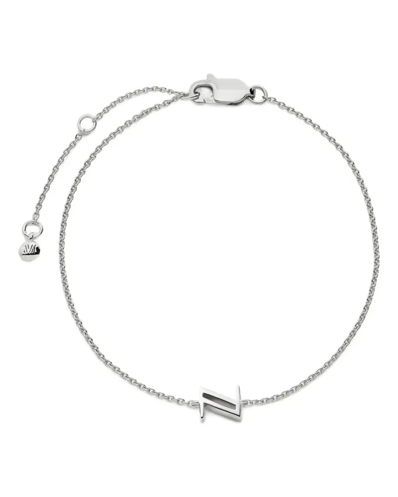 Monica Vinader Armband mit Z-Motiv - Silber Silber