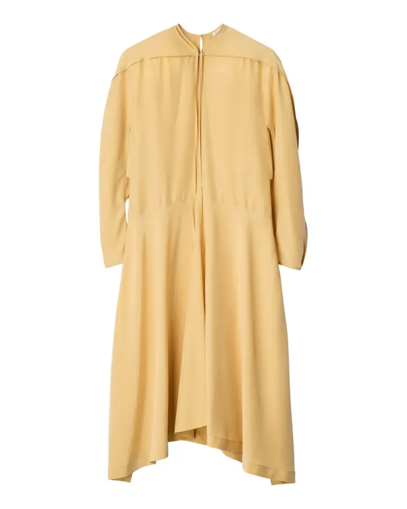Christophe Lemaire Midikleid aus Seide und Viskose - Nude Nude