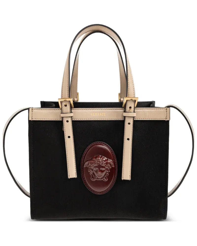 Versace mini Rivière tote bag - Schwarz Schwarz
