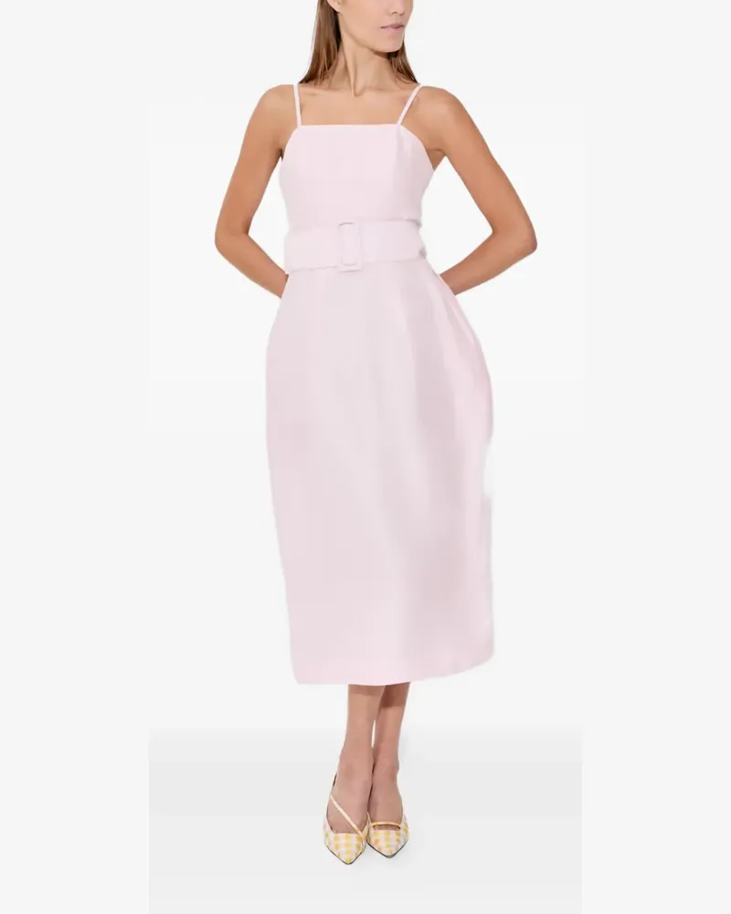Rosie Assoulin Artichoke Kleid mit Gürtel - Rosa Rosa