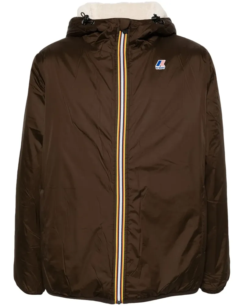 K-Way Le Vrai Claude 3.0 Kapuzenjacke - Braun Braun