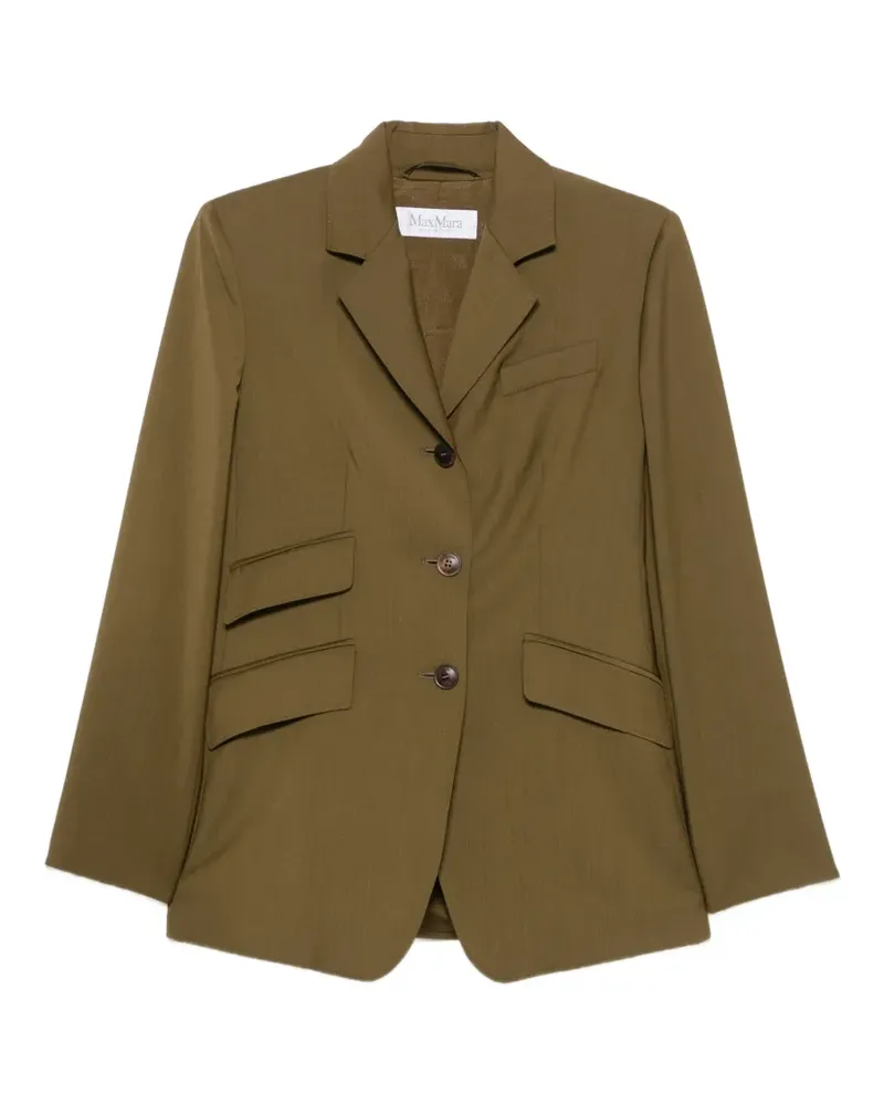 Max Mara Einreihiger Mampatio Blazer - Grün Grün