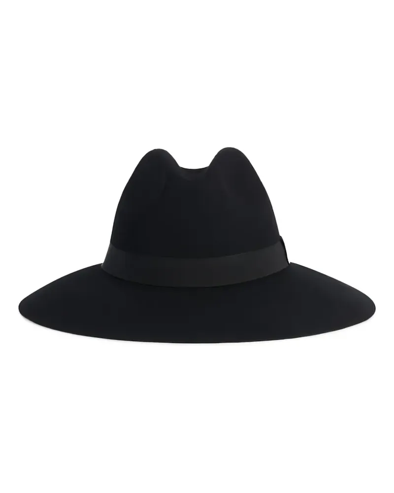 Fay wide-brimmed fedora hat - Schwarz Schwarz
