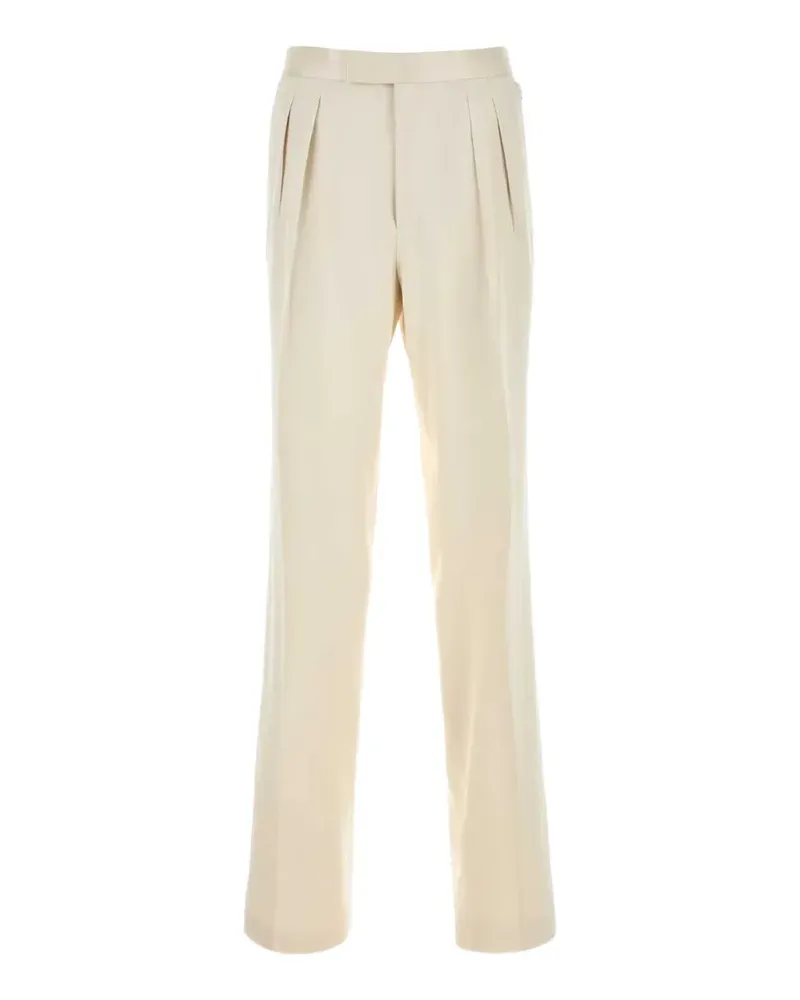 Tom Ford pleated-detail trousers - Nude Nude
