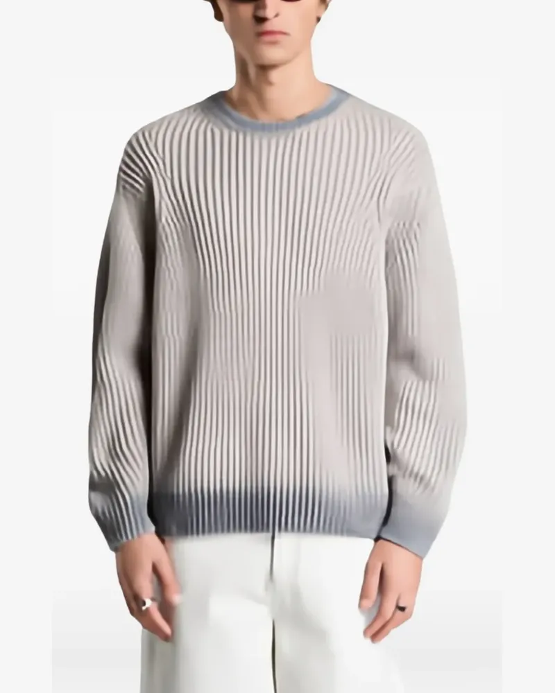Obey Ian faded-wash sweater - Grau Grau