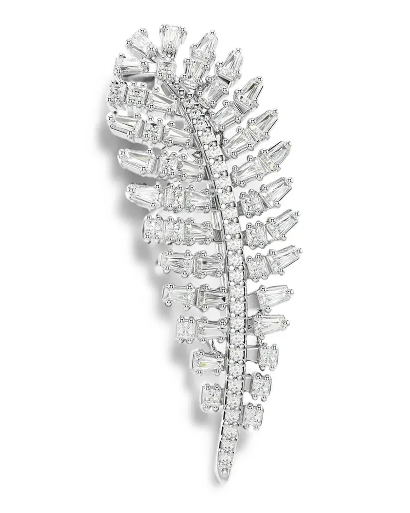 Swarovski Vienna Brosche mit Kristallverzierung - Silber Silber