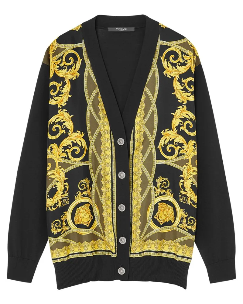 Versace La Coupe des Dieux Cardigan - Schwarz Schwarz
