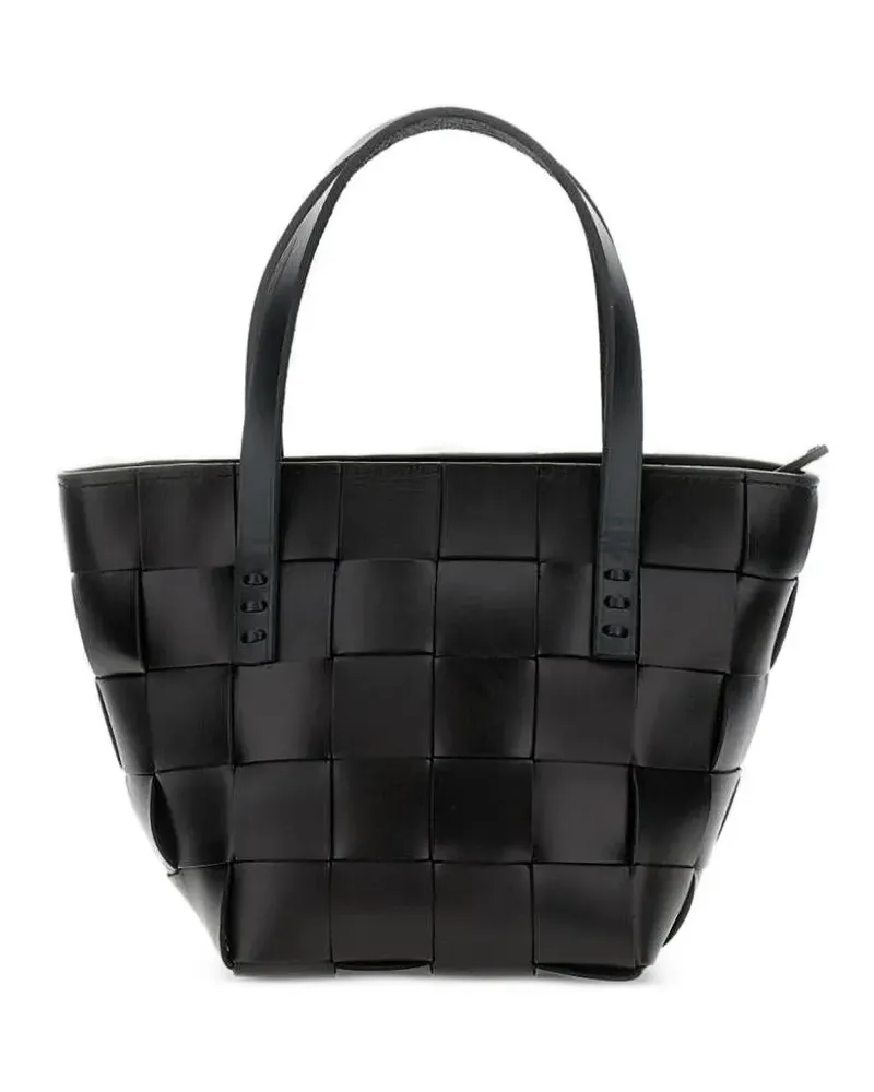 Dragon Diffusion Japan cross-woven tote bag - Schwarz Schwarz