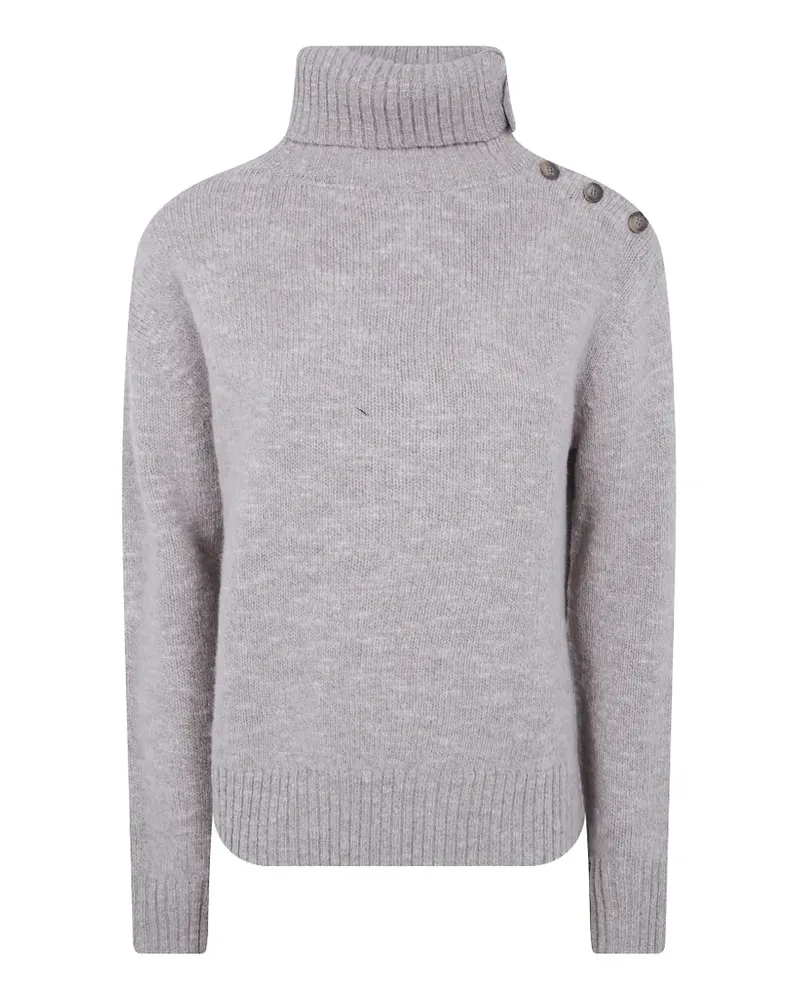 MC2 Saint Barth button-detail roll-neck sweater - Nude Nude