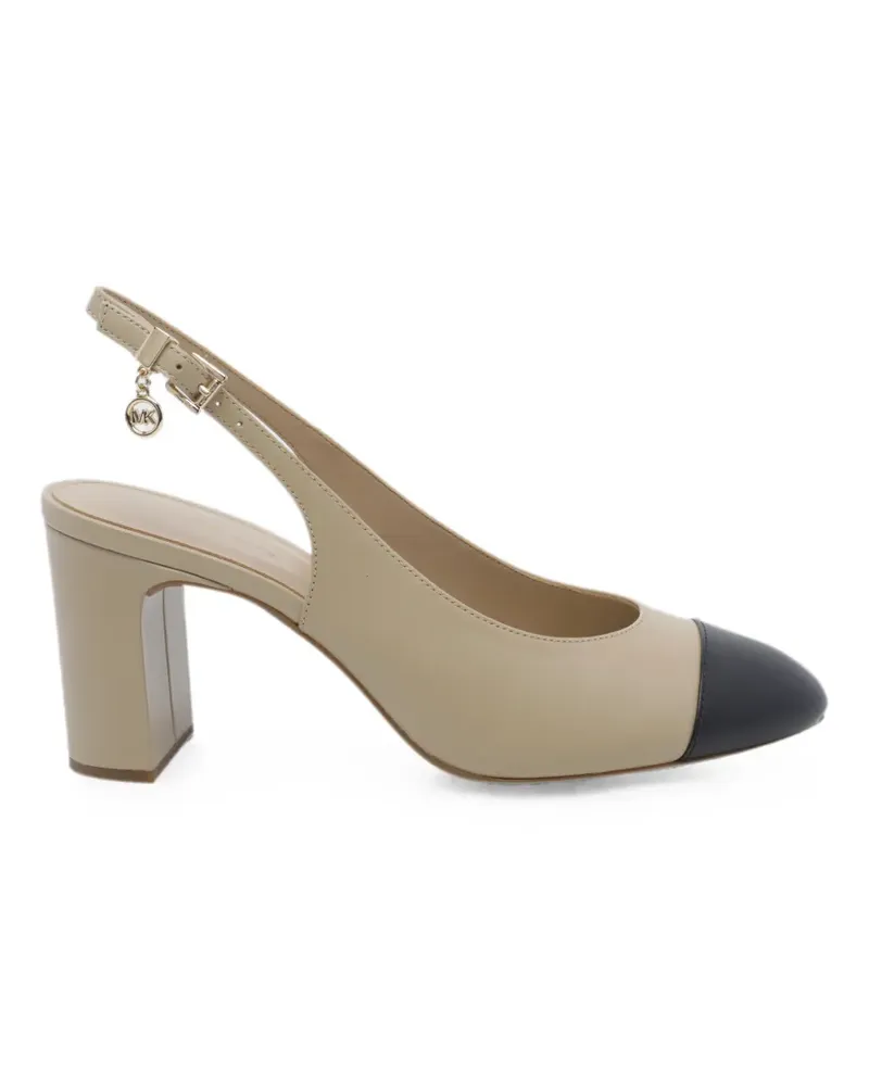 Michael Kors Piper Flex cap-toe slingback-strap heeled pumps - Nude Nude