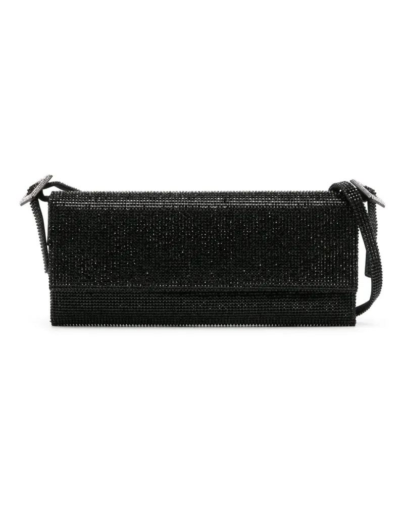 Benedetta Bruzziches Vittissima Schultertasche mit Strass - Schwarz Schwarz