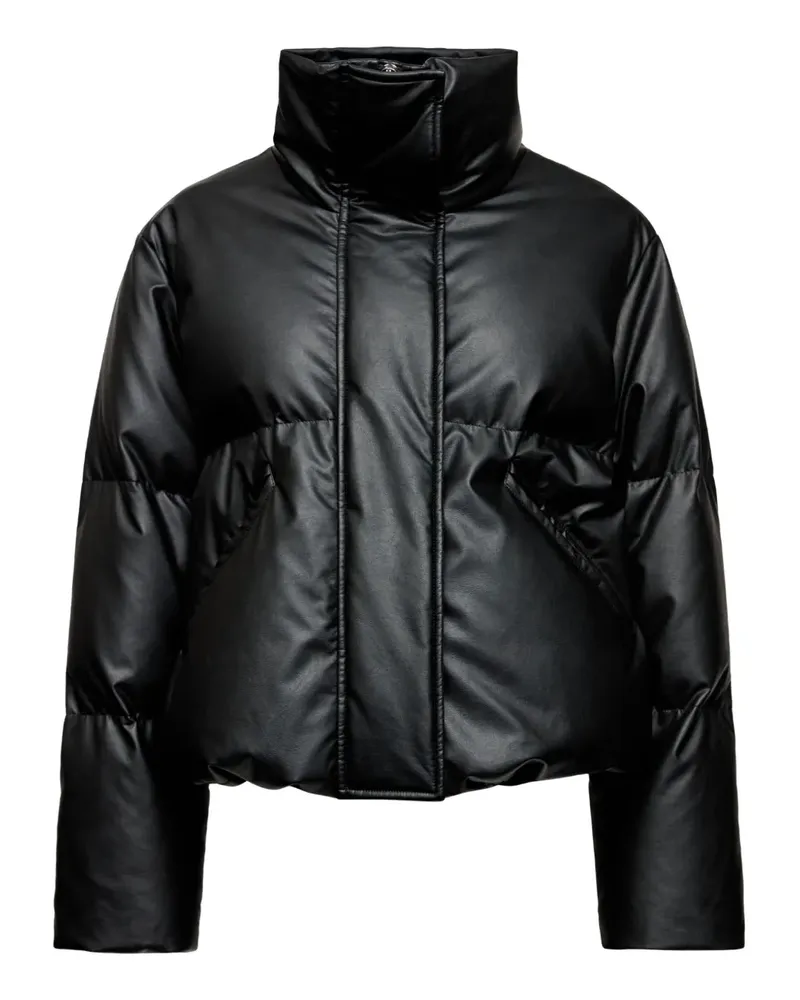 Maison Margiela Gefütterte Jacke mit Stehkragen - Schwarz Schwarz