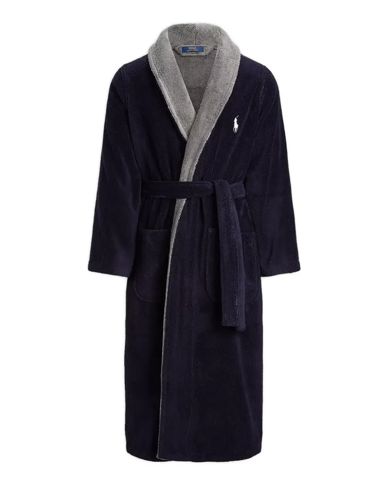 Ralph Lauren Morgenmantel mit Logo - Blau Blau