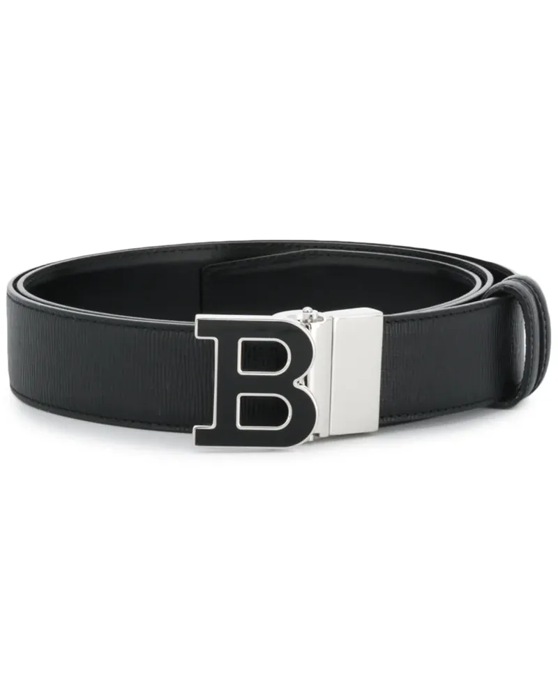 Bally Gürtel mit Logo-Schnalle - Schwarz Schwarz
