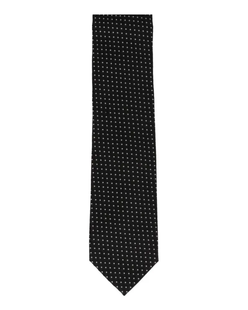 Tom Ford polka-dot tie - Schwarz Schwarz