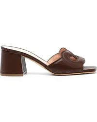 Rupert Sanderson Laguna Mules 70mm Braun