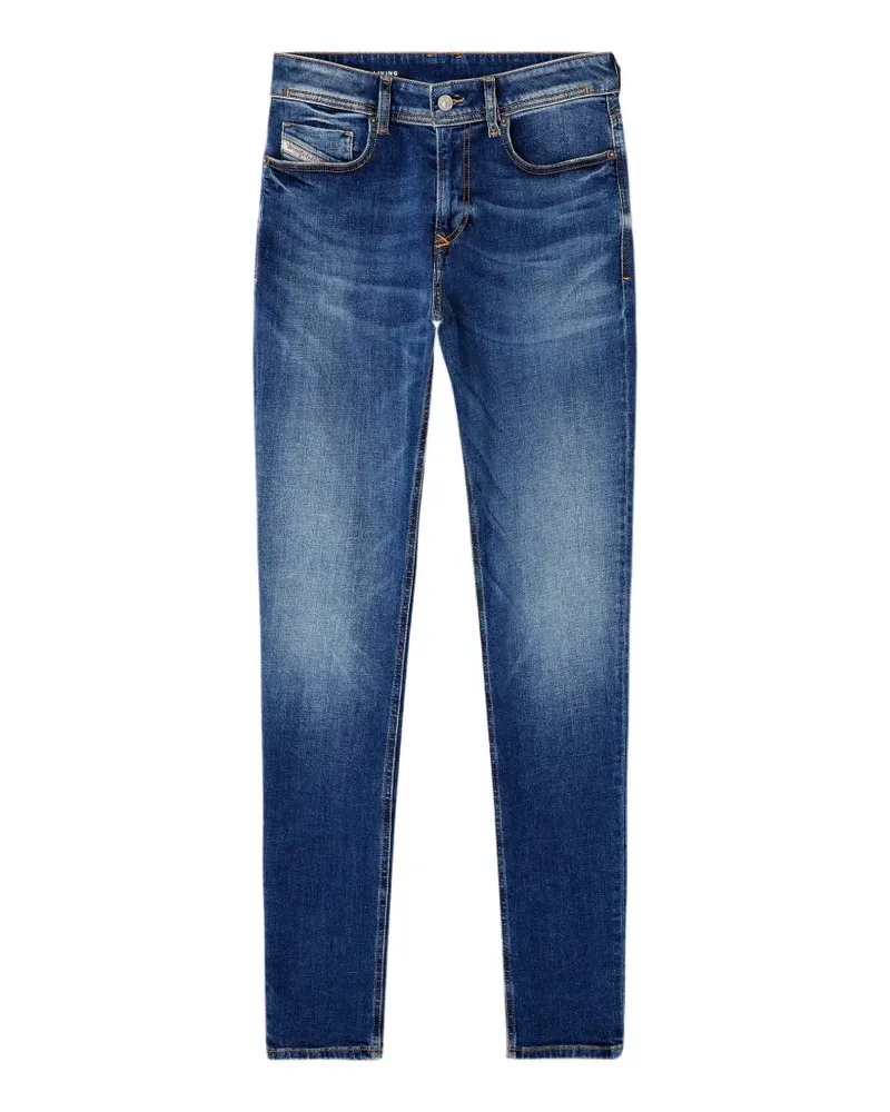 Diesel button-fastening skinny jeans - Blau Blau
