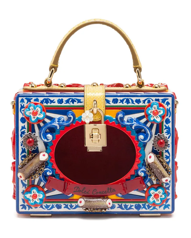 Dolce & Gabbana Verzierte Handtasche - Gelb Gelb