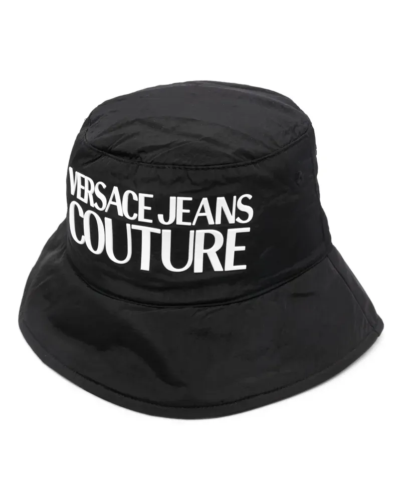 Versace Jeans Fischerhut mit Logo-Prägung - Schwarz Schwarz