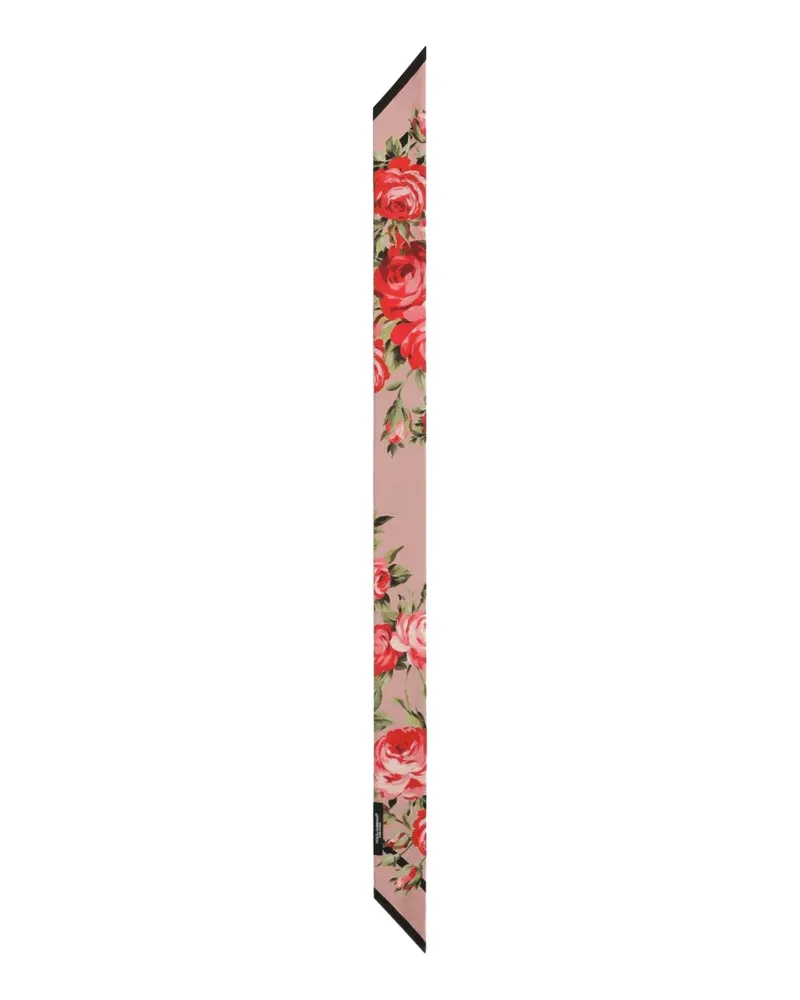 Dolce & Gabbana Schal mit Blumenmotiv - HF5ZN BOUQUET ROSE F.ROSA Hf5zn