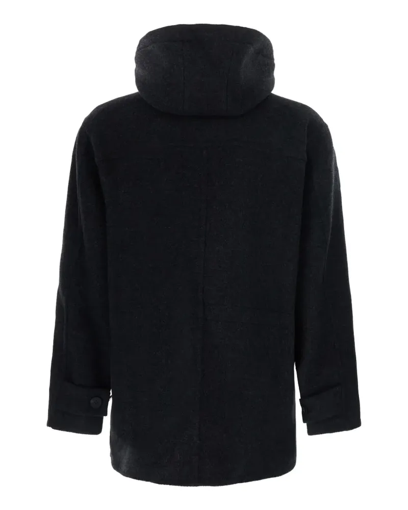 Wooyoungmi hooded flap-pocket coat - Grau Grau