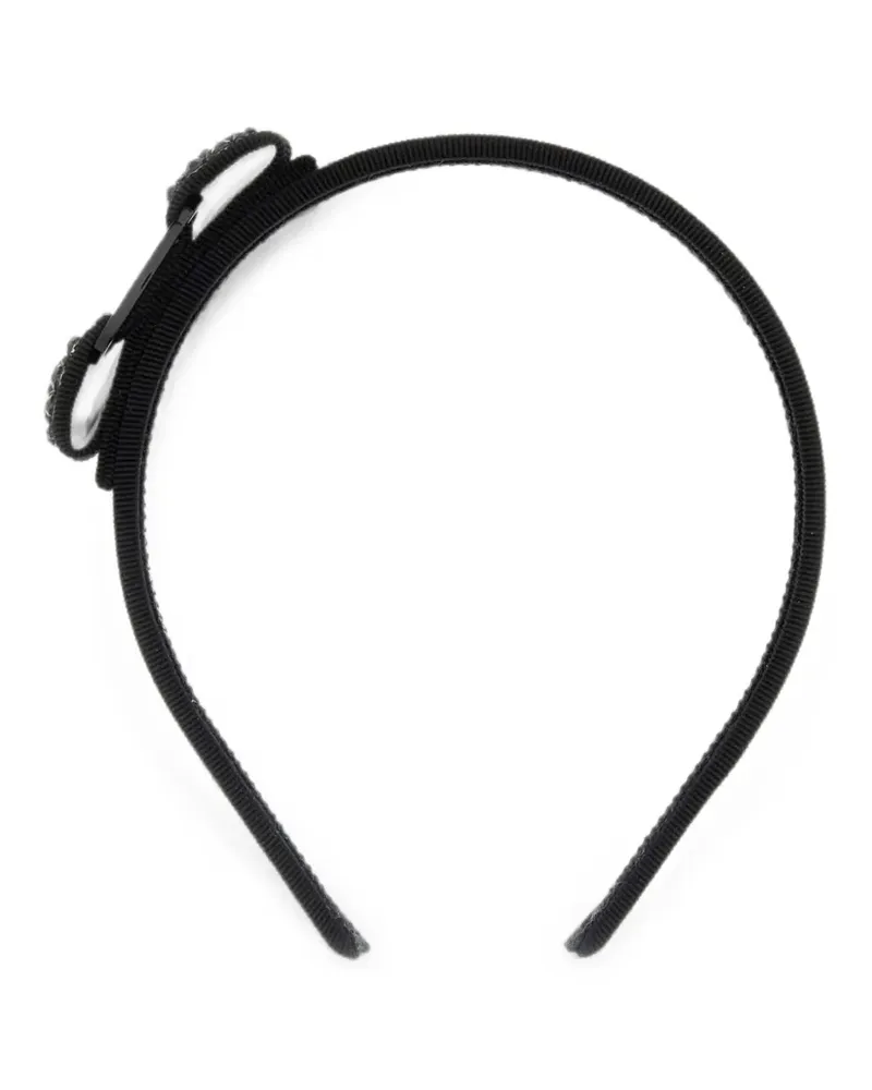 Ferragamo Vara bow crystal-embellished headband - Schwarz Schwarz