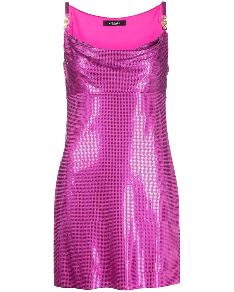 Versace Verziertes Minikleid - Rosa Rosa