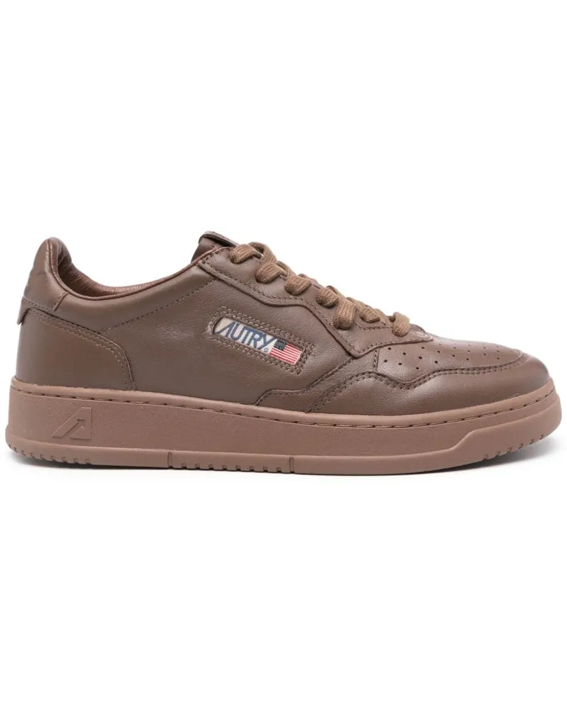 AUTRY Einfarbige Medalist Sneakers - Braun Braun