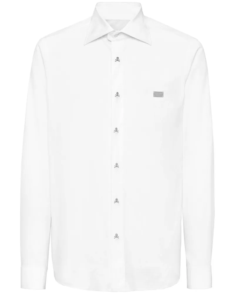 Philipp Plein Sugar Daddy Cut Hemd - Weiß Weiß