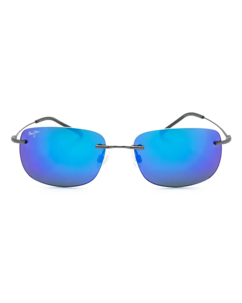 Maui Jim Sonnenbrille mit verspiegelten Gläsern - Schwarz Schwarz