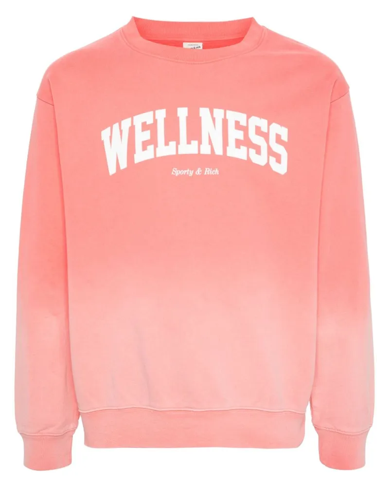 SPORTY & RICH Sweatshirt mit Wellness - Rosa Rosa