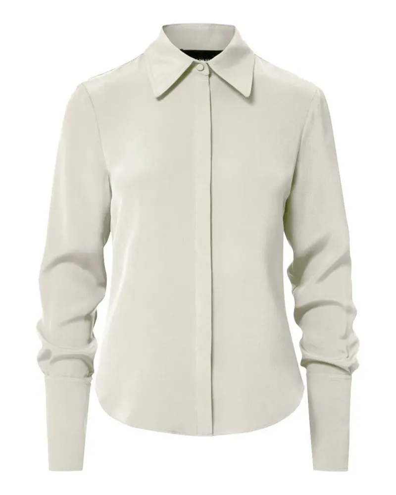 Brandon Maxwell The Spence Seidenhemd - Nude Nude