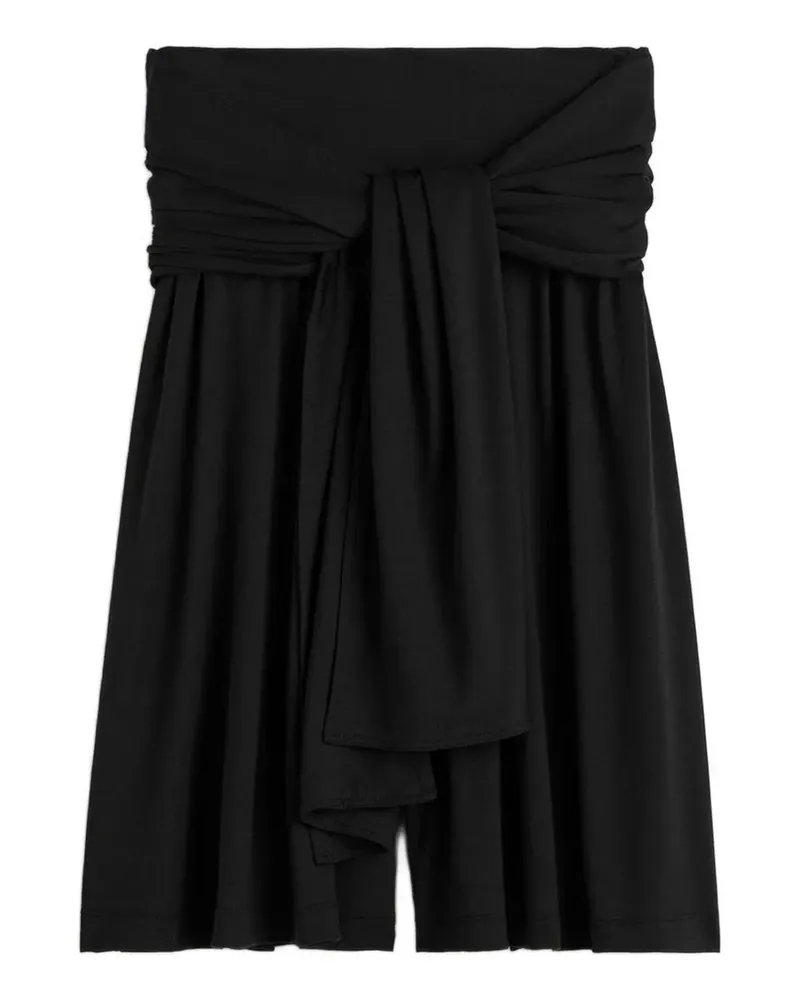 Totême tie-waist shorts - Schwarz Schwarz