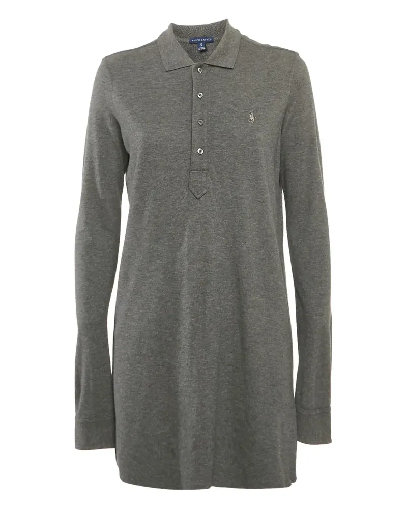 Ralph Lauren Poloshirtkleid aus Baumwolle - Grau Grau